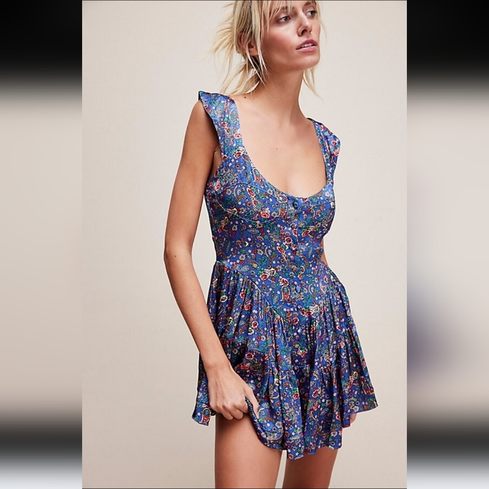 Vanessa Mooney Elisabeth Romper in Paisley